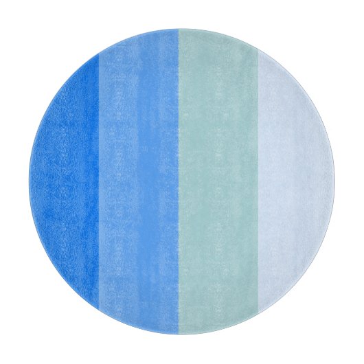Blaue Streifen Schneidebrett (Vorderseite)