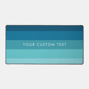 Blaue Streifen Schreibtischunterlage