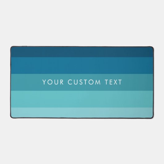 Blaue Streifen Schreibtischunterlage (Vorderseite)