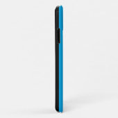 Blaue Streifen, schwarze Streifen, Streifenmuster Case-Mate iPhone Hülle (Hinten/Rechts)