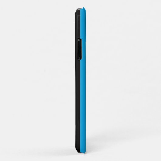 Blaue Streifen, schwarze Streifen, Streifenmuster Case-Mate iPhone Hülle (Hinten/Rechts)