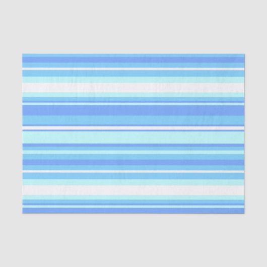 Blaue Streifen Seidenpapier (Vorderseite)