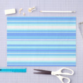 Blaue Streifen Seidenpapier (Handwerk)