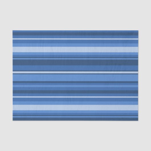 Blaue Streifen Seidenpapier (Vorderseite)