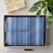 Blaue Streifen Seidenpapier (Geschenk)
