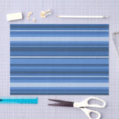 Blaue Streifen Seidenpapier (Handwerk)