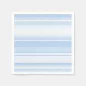 Blaue Streifen Serviette (Vorderseite)