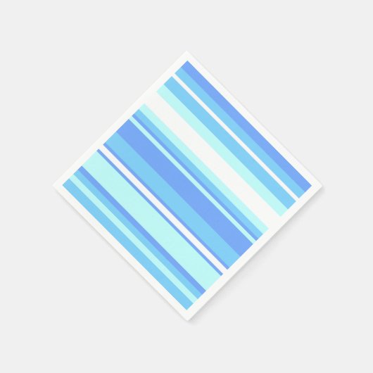 Blaue Streifen Serviette (Ecke)