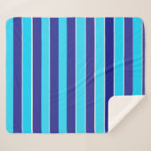 Blaue Streifen Sherpadecke (Vorderseite (Horizontal))