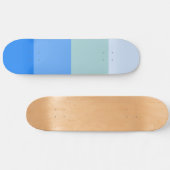 Blaue Streifen Skateboard (Horizontal)