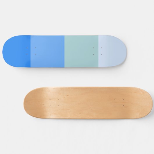 Blaue Streifen Skateboard (Horizontal)