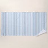 Blaue Streifen Strandtuch (Vorderseite)