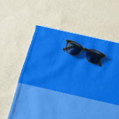 Blaue Streifen Strandtuch (Beispiel)