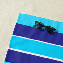 Blaue Streifen Strandtuch