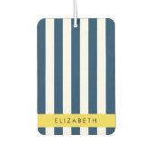 Blaue Streifen, Streifen, Ihr Name Autolufterfrischer (Vorderseite)