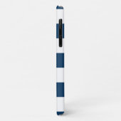 Blaue Streifen, Streifen, Ihr Name Case-Mate iPhone Hülle (Hinten/Links)