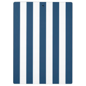 Blaue Streifen, Streifen, Ihr Name Klemmbrett (Rückseite)