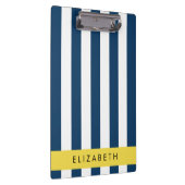 Blaue Streifen, Streifen, Ihr Name Klemmbrett (Rechts)