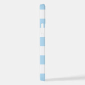 Blaue Streifen, Streifen, Linien, Ihr Name iPhone Hülle (Rechte Seite)