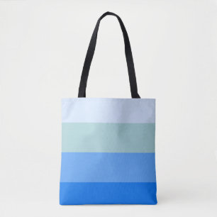 Blaue Streifen Tasche