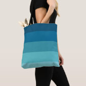 Blaue Streifen Tasche (Von Nahem)