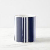 Blaue Streifen-Tasse Kaffeetasse (Mittel)