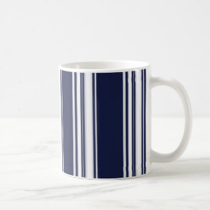 Blaue Streifen-Tasse Kaffeetasse