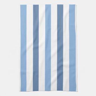 Blaue Streifen-Tee-Tücher Geschirrtuch