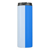 Blaue Streifen Thermosbecher (Rückseite)