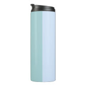 Blaue Streifen Thermosbecher (Nach rechts gedreht)