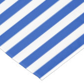 Blaue Streifen Tischdecke (Schrägansicht)