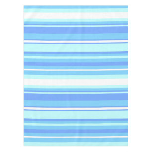 Blaue Streifen Tischdecke