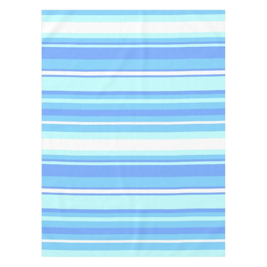 Blaue Streifen Tischdecke (Vorderseite)