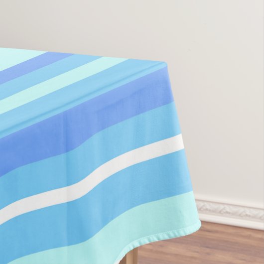 Blaue Streifen Tischdecke (Beispiel)