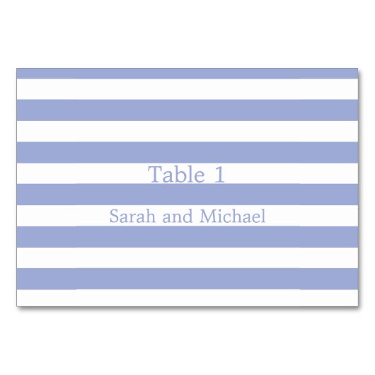 Blaue Streifen Tischnummer (Vorderseite)