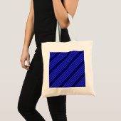 Blaue Streifen Tragetasche (Vorderseite (Produkt))