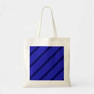Blaue Streifen Tragetasche