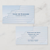 Blaue Streifen und Abstrakte Formen Visitenkarte (Vorne/Hinten)