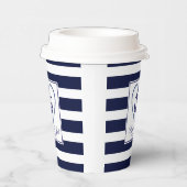 Blaue Streifen und Ankerpapier-Cup Pappbecher (Rechts)