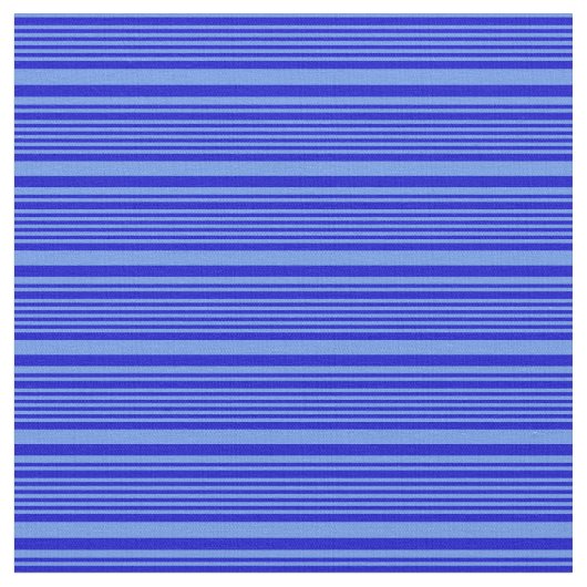 Blaue Streifen und Blumenmuster Stoff (Nahaufnahme)