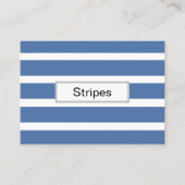 Blaue Streifen Visitenkarte (Vorderseite)