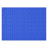 Blaue Streifen Webmuster Tischdecke (Vorderseite (Horizontal))