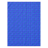 Blaue Streifen Webmuster Tischdecke (Vorderseite)