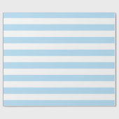 Blaue Streifen, weiße Streifen, gestreiftes Muster Geschenkpapier (Flach)