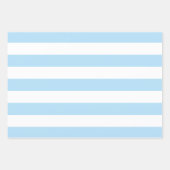 Blaue Streifen, weiße Streifen, gestreiftes Muster Geschenkpapier Set (Vorderseite 2)