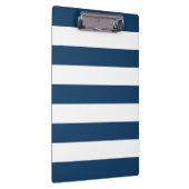 Blaue Streifen, weiße Streifen, gestreiftes Muster Klemmbrett (Rechts)
