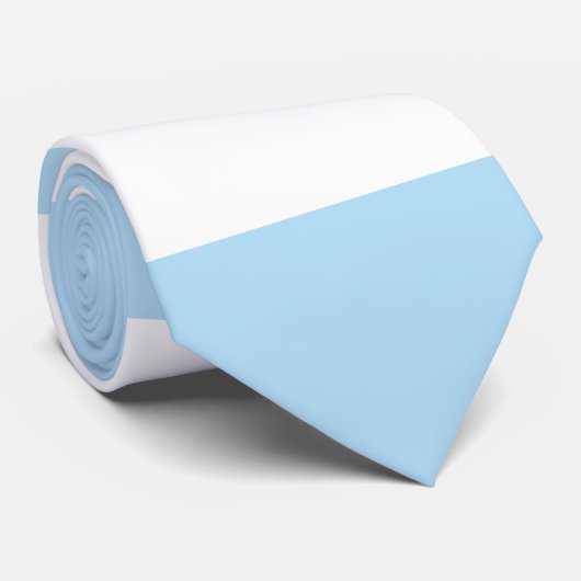 Blaue Streifen, weiße Streifen, gestreiftes Muster Krawatte (Gerollt)