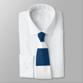 Blaue Streifen, weiße Streifen, gestreiftes Muster Krawatte (Gebunden)