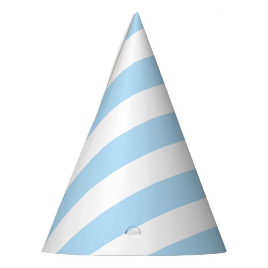 Blaue Streifen, weiße Streifen, gestreiftes Muster Partyhütchen (Links)