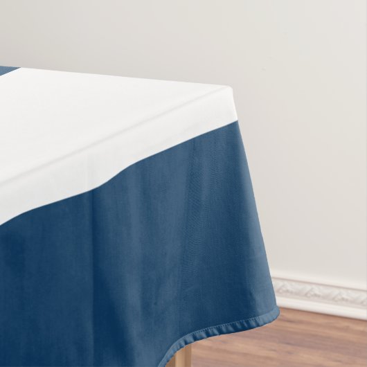 Blaue Streifen, weiße Streifen, gestreiftes Muster Tischdecke (Beispiel)